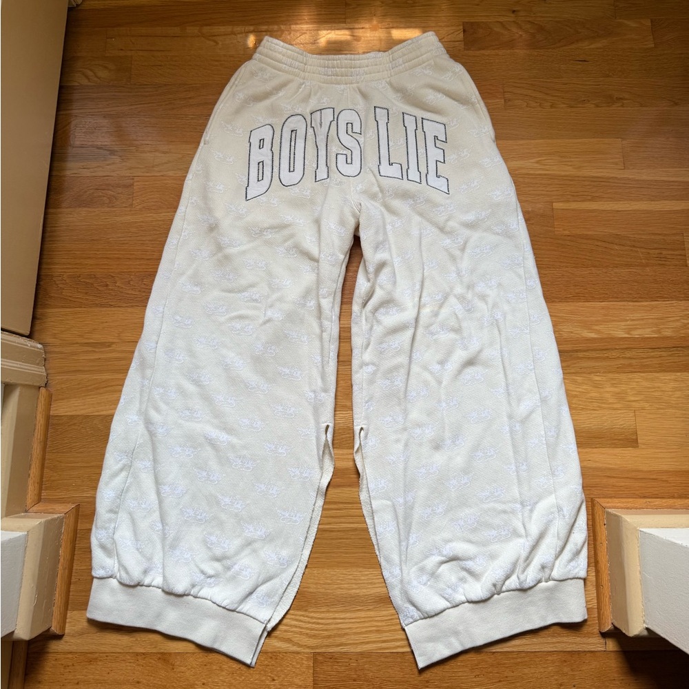 Boys Lie Creamsicle Wide Leg Sweatpants